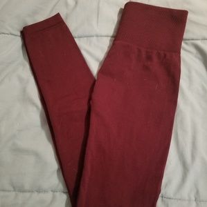 Maroon Leggings